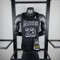Men's LeBron James Black Team Jersey