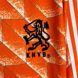 Netherlands 1988 Home Long Sleeve Retro Jersey