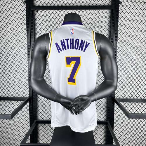 Men's 2023 Carmelo Anthony White Team Jersey