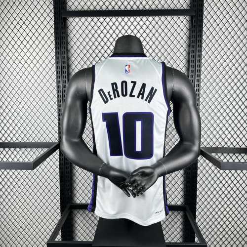 Men's 2024 Demar DeRozan White Team Jersey