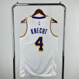 Men's 2023 Dalton Knecht White Team Jersey