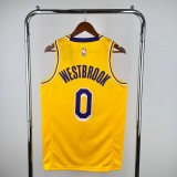Men's 2023 Russell Westbrook Yellow Team Jersey