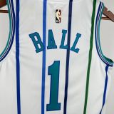 Men's 2019 LaMelo Ball Retro White Team Jersey
