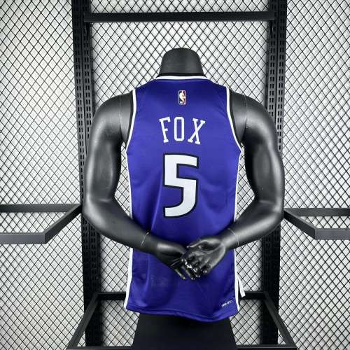 Men's 2025 De'Aaron Fox Retro Team Jersey