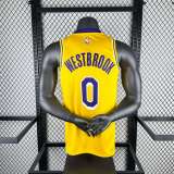 Men's 2023 Russell Westbrook Yellow Team Jersey