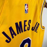 Men's 2023 Bronny James Yellow Team Jersey