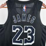 Men's LeBron James Black Team Jersey