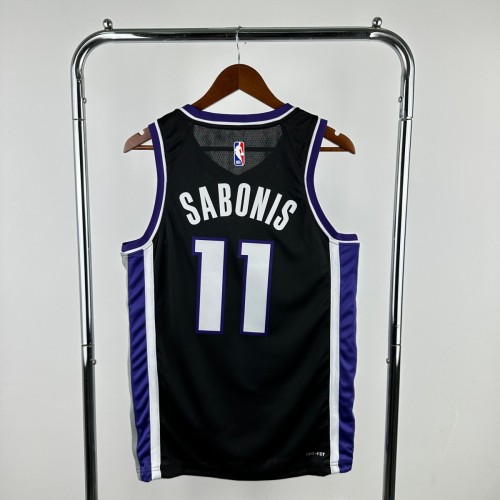 Men's 2024 Domantas Sabonis Black Team Jersey