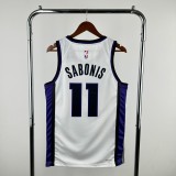 Men's 2024 Domantas Sabonis White Team Jersey