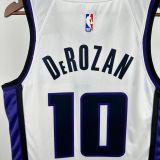 Men's 2024 Demar DeRozan White Team Jersey