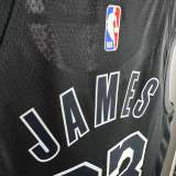 Men's LeBron James Black Team Jersey
