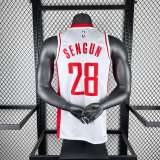 Men's 2023 Alperen Sengun White Team Jersey