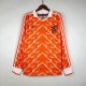 Netherlands 1988 Home Long Sleeve Retro Jersey
