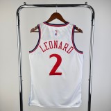 Men's 2025 Kawhi Leonard White Team Jersey