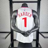 Men's 2025 James Harden White Team Jersey
