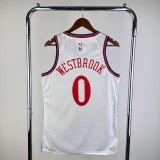 Men's 2025 Russell Westbrook White Team Jersey