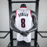 Men's 2023 Deni Avdija White Team Jersey