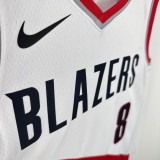 Men's 2023 Deni Avdija White Team Jersey