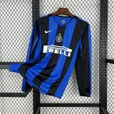 Inter Milan 2004/2005 Retro Home Long Sleeve Jersey