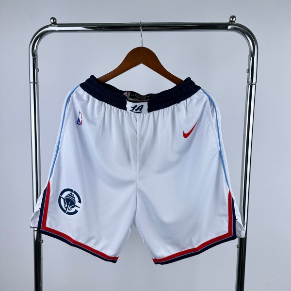 Men's 2025 White Team Shorts