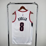 Men's 2023 Deni Avdija White Team Jersey