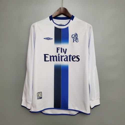 Chelsea 2003/2005 Away Long Sleeve Retro Jersey