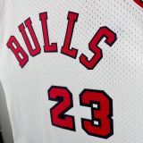 Men's M&N 1984/85 Michael Jordan White Retro Jersey