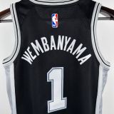 Youth Victor Wembanyama Black Team Jersey
