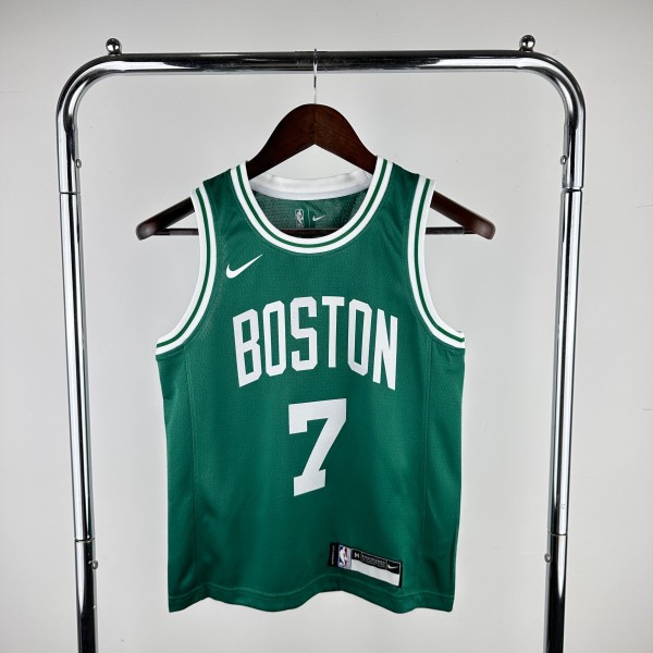 Youth Jaylen Brown Green Team Jersey