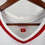 Men's M&N 1996/97 Allen Iverson White Retro Jersey