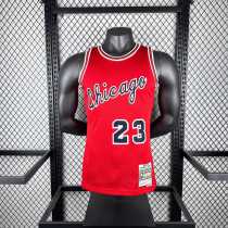 Men's M&N 1984/85 Michael Jordan Red Retro Jersey