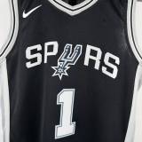 Youth Victor Wembanyama Black Team Jersey