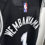 Youth Victor Wembanyama Black Team Jersey