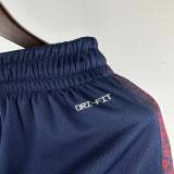 Unisex USA Basketball 2024 Olympics Team Swingman Shorts - Navy