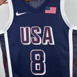 Unisex USA Basketball 2024 Olympics Team Kawhi Leonard Swingman Jersey - Navy