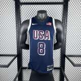 Unisex USA Basketball 2024 Olympics Team Kawhi Leonard Swingman Jersey - Navy