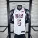 Unisex USA Basketball 2024 Olympics Team  Anthony Edwards Swingman Jersey -  White