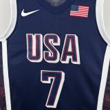 Unisex USA Basketball 2024 Olympics Team Kevin Durant Swingman Jersey - Navy