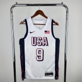 Unisex USA Basketball 2024 Olympics Team Tyrese Haliburton Swingman Jersey -  White