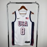 Unisex USA Basketball 2024 Olympics Team Kawhi Leonard Swingman Jersey -  White