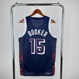 Unisex USA Basketball 2024 Olympics Team  Devin Booker Swingman Jersey - Navy