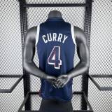 Unisex USA Basketball 2024 Olympics Team Stephen Curry Swingman Jersey - Navy