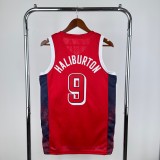 Unisex USA Basketball 2024 Olympics Team Tyrese Haliburton Swingman Jersey - Red