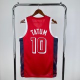 Unisex USA Basketball 2024 Olympics Team Jayson Tatum Swingman Jersey - Red