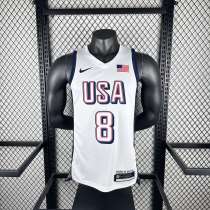 Unisex USA Basketball 2024 Olympics Team Kawhi Leonard Swingman Jersey -  White