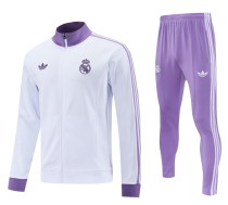 Real Madrid 25/26 OG Lifestyler Track Jacket and Pants Set White