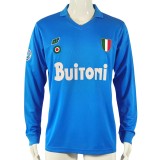 Napoli 1987/1988 Home Long Sleeve Retro Jersey
