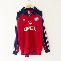Bayern Munich 1999/2001 Home Long Sleeve Retro Jersey