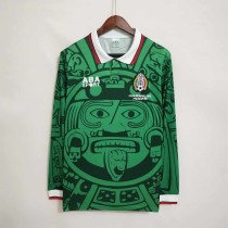 Mexico 1998 Home Long Sleeve Retro Jersey