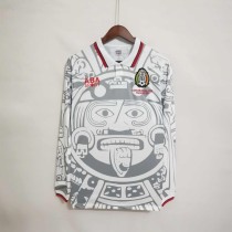 Mexico 1998 Away Long Sleeve Retro Jersey